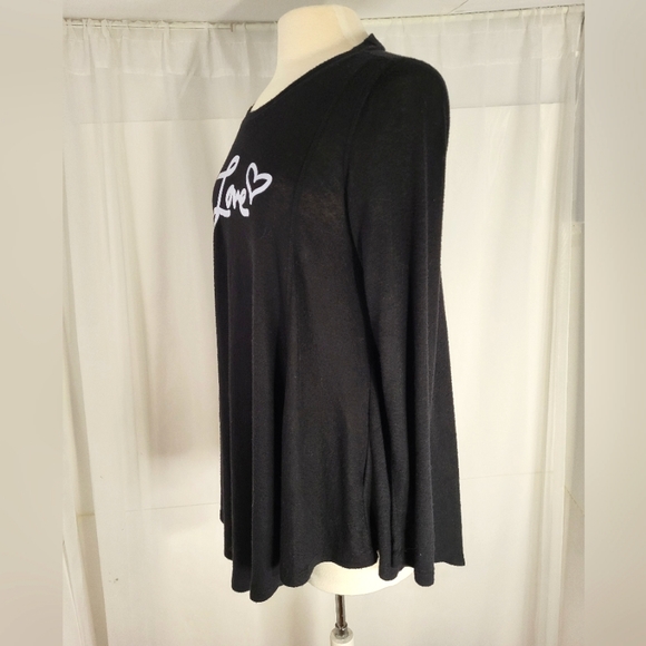 ANYBODY By QVC Long Sleeve Swing Top XS - Picture 4 of 5